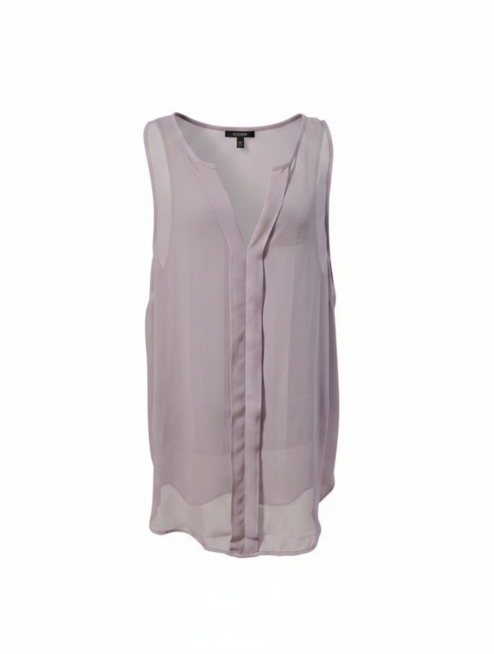 Maurices Lavendar Sleeveless Blouse with V-Neck size 1
